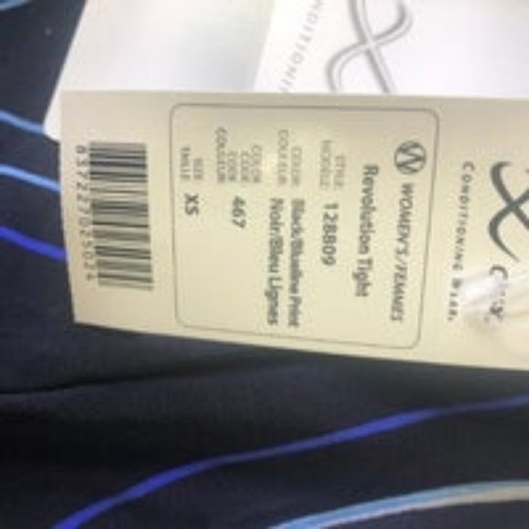 Size XS, NWT CW-X Style 128809  Revolution running tights - Picture 6 of 6